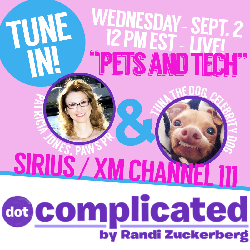 Paws PR Founder Patricia Jones on Randi Zuckerbergs Sirius Radio Show